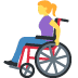 👩‍🦽 woman in manual wheelchair display on Twitter